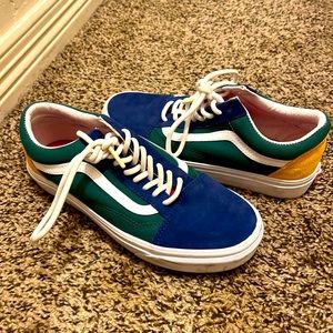 Cute Color Block Vans!